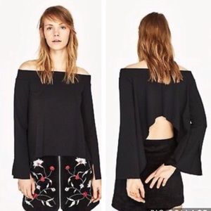 NWT Zara Off The Shoulder Top
